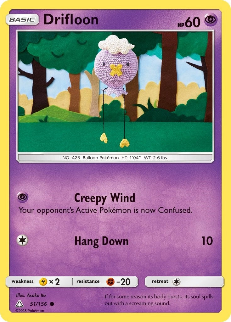 Image for Drifloon (51/156) (SM - Ultra Prism) (SM05) - Pokemon