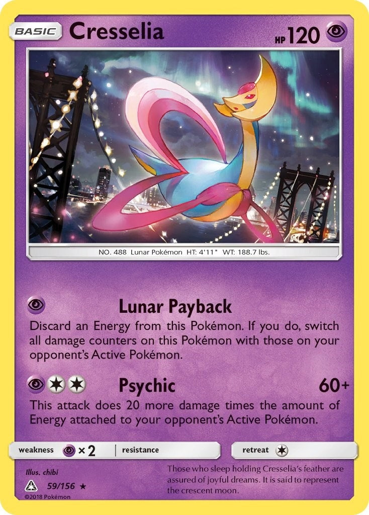 Image for Cresselia (59/156) (SM - Ultra Prism) (SM05) - Pokemon