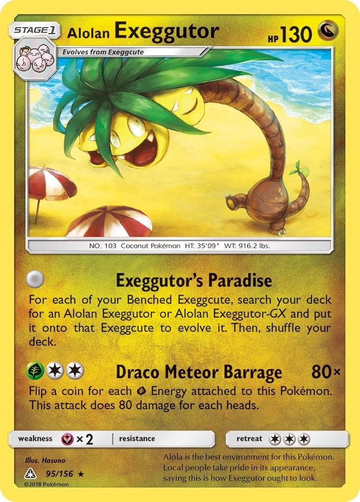 Image for Alolan Exeggutor (95/156) (SM - Ultra Prism) (SM05) - Pokemon