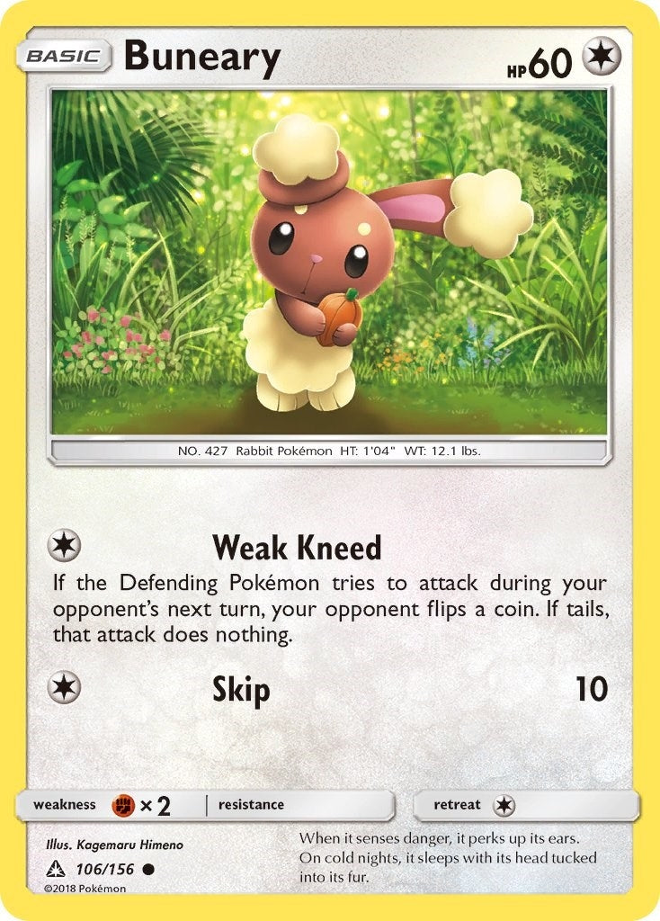 Image for Buneary (106/156) (SM - Ultra Prism) (SM05) - Pokemon