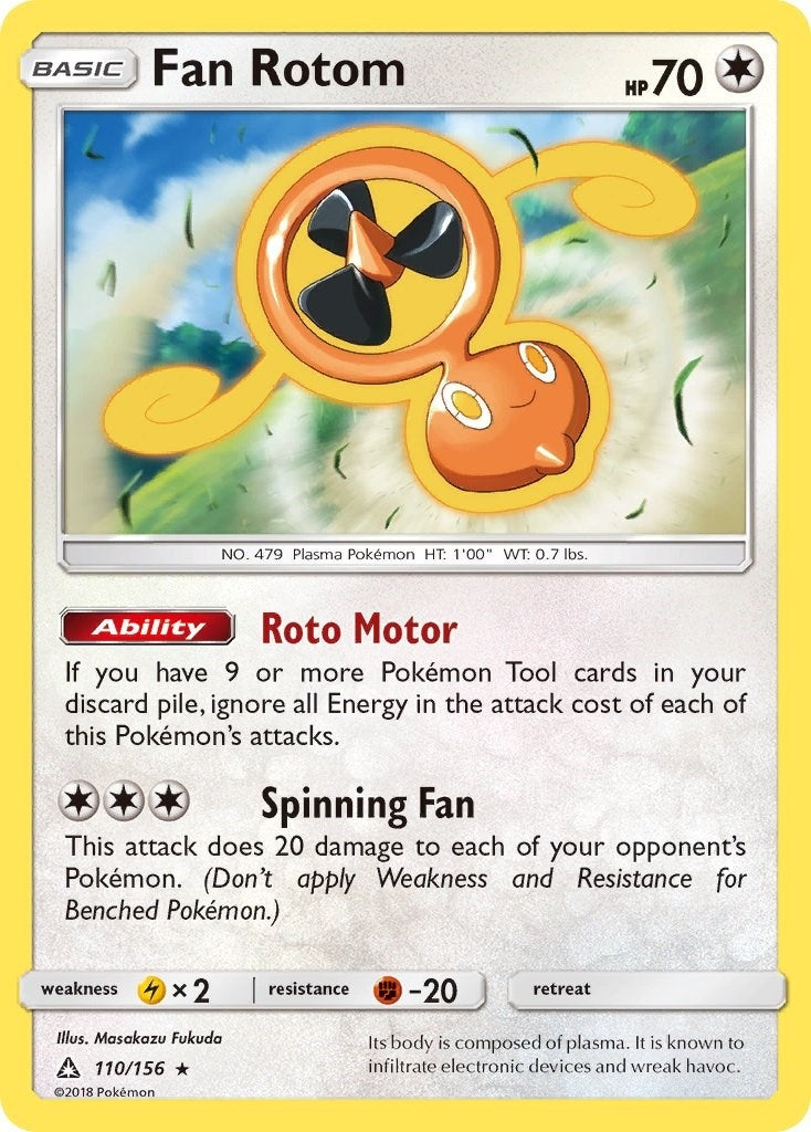 Image for Fan Rotom (110/156) (SM - Ultra Prism) (SM05) - Pokemon