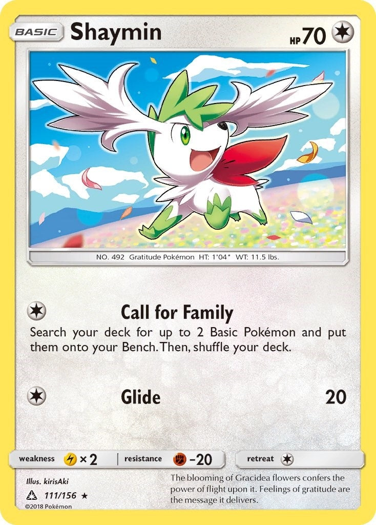 Image for Shaymin (111) (111/156) (SM - Ultra Prism) (SM05) - Pokemon