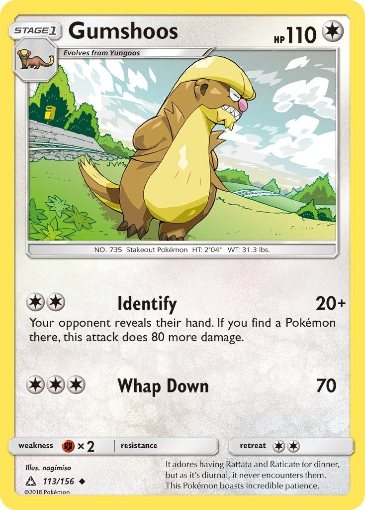Image for Gumshoos (113/156) (SM - Ultra Prism) (SM05) - Pokemon