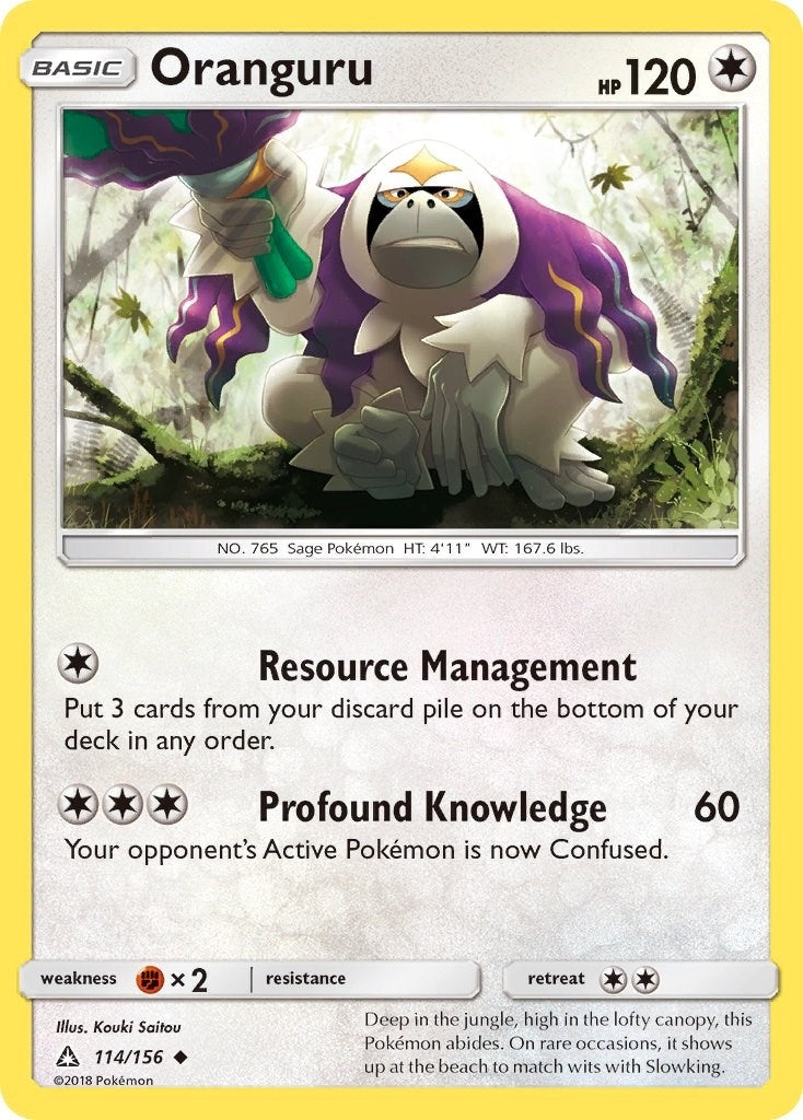 Image for Oranguru (114/156) (SM - Ultra Prism) (SM05) - Pokemon