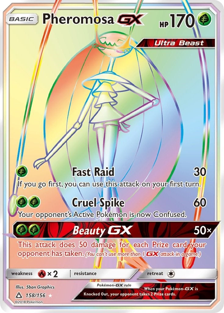 Image for Pheromosa GX (Secret Rare) (158/156) (SM - Ultra Prism) (SM05) - Pokemon