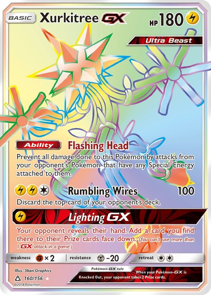 Image for Xurkitree GX (Secret Rare) (160/156) (SM - Ultra Prism) (SM05) - Pokemon