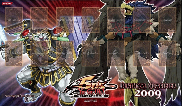 Image for Yu-Gi-Oh! Regional Qualifiers Playmat: Gladiator Beast Samnite & Blackwing - Sirocco the Dawn - Playmats
