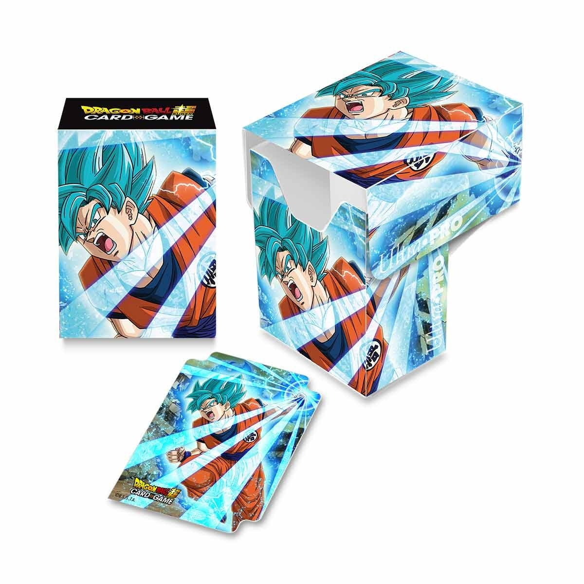 Image for Dragon Ball Super CCG Full-View Deck Box - Super Saiyan Blue Son Goku - Deck Boxes