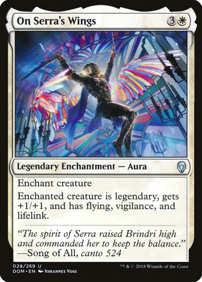 On Serra's Wings (28) (Dominaria)