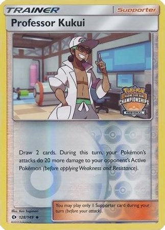 Image for Professor Kukui - 128/149 (Regional Championships) (128/149) (League & Championship Cards) (PR) - Pokemon