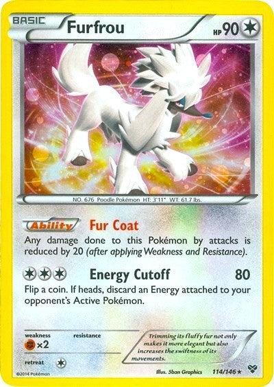 Image for Furfrou - 114/146 (Cosmos Holo) (114/116) (Blister Exclusives) - Pokemon