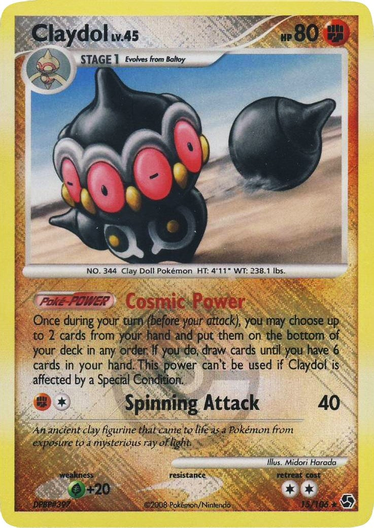 Image for Claydol - 15/106 (League Promo) (015/106) (League & Championship Cards) (PR) - Pokemon