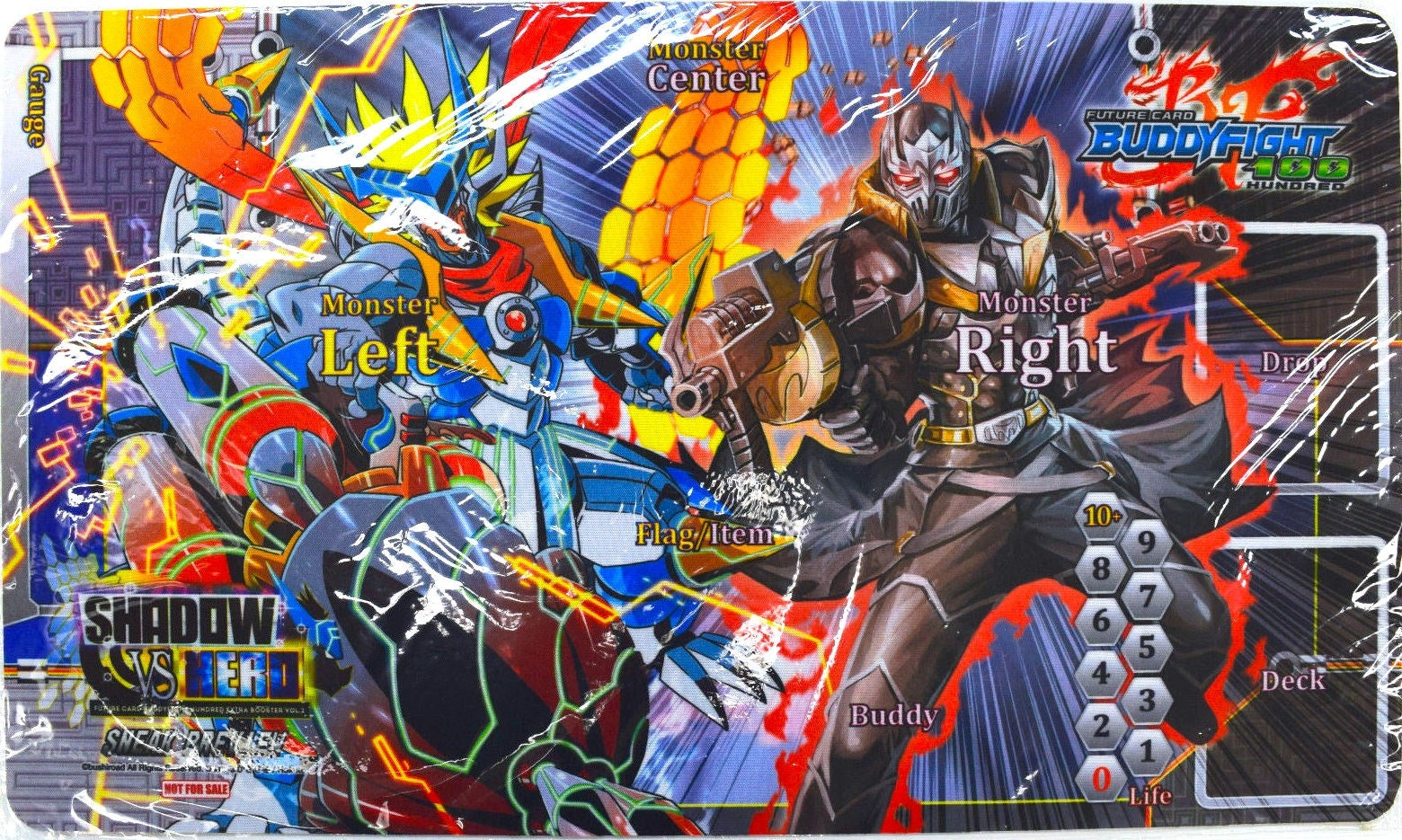 Image for Future Card Buddyfight Sneak Preview Playmat - Shadow VS Hero - Playmats