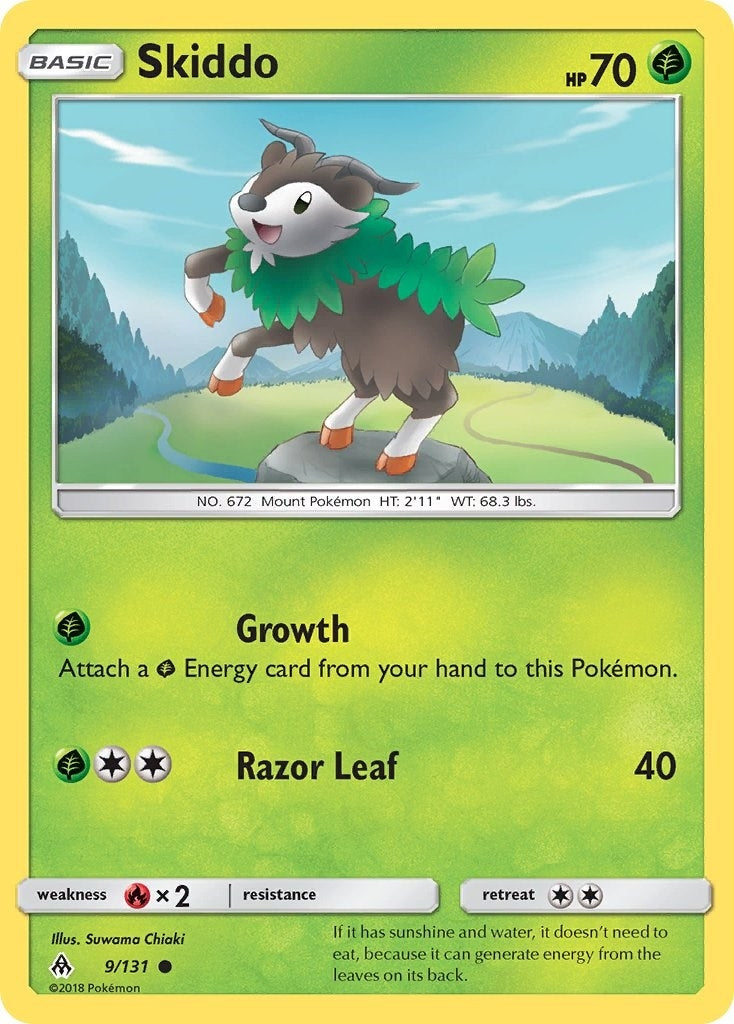 Image for Skiddo (9/131) (SM - Forbidden Light) (SM06) - Pokemon