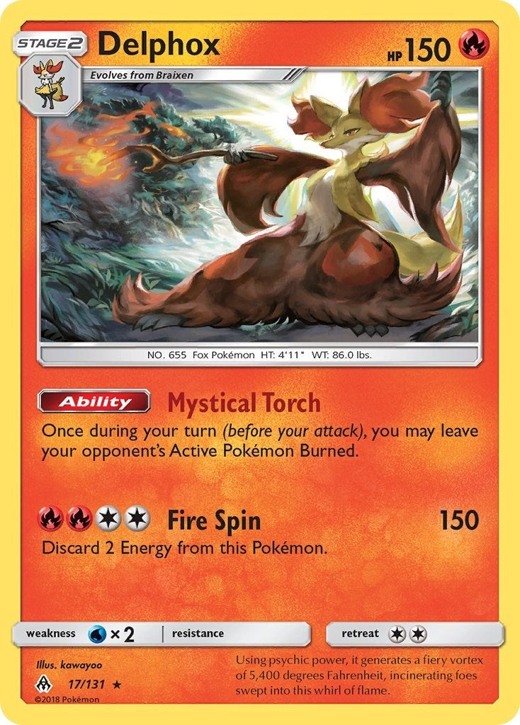 Image for Delphox (17/131) (SM - Forbidden Light) (SM06) - Pokemon