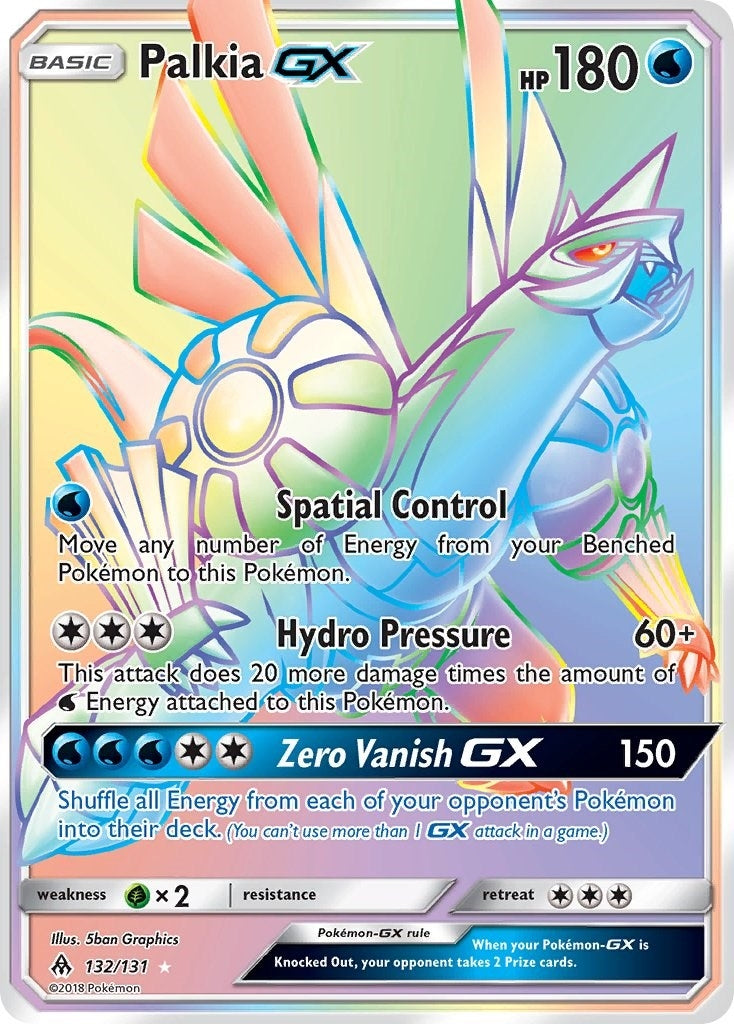 Image for Palkia GX (Secret) (132/131) (SM - Forbidden Light) (SM06) - Pokemon