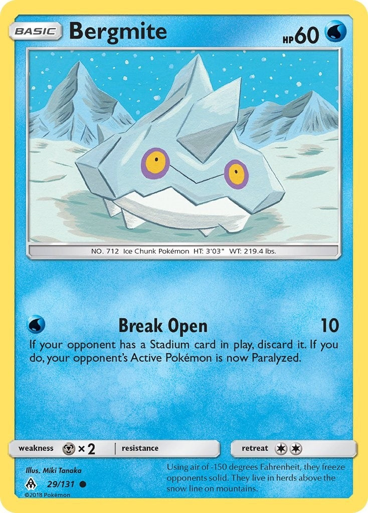 Image for Bergmite (29/131) (SM - Forbidden Light) (SM06) - Pokemon