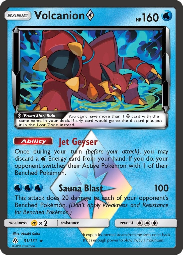 Image for Volcanion Prism Star (31/131) (SM - Forbidden Light) (SM06) - Pokemon
