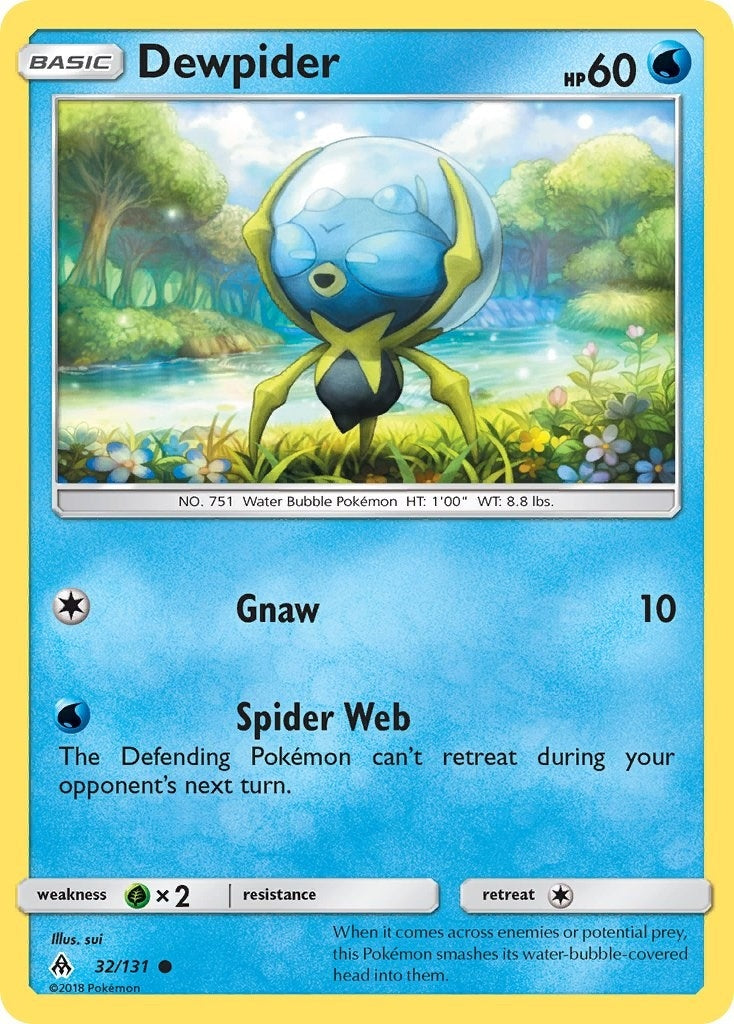 Image for Dewpider (32/131) (SM - Forbidden Light) (SM06) - Pokemon