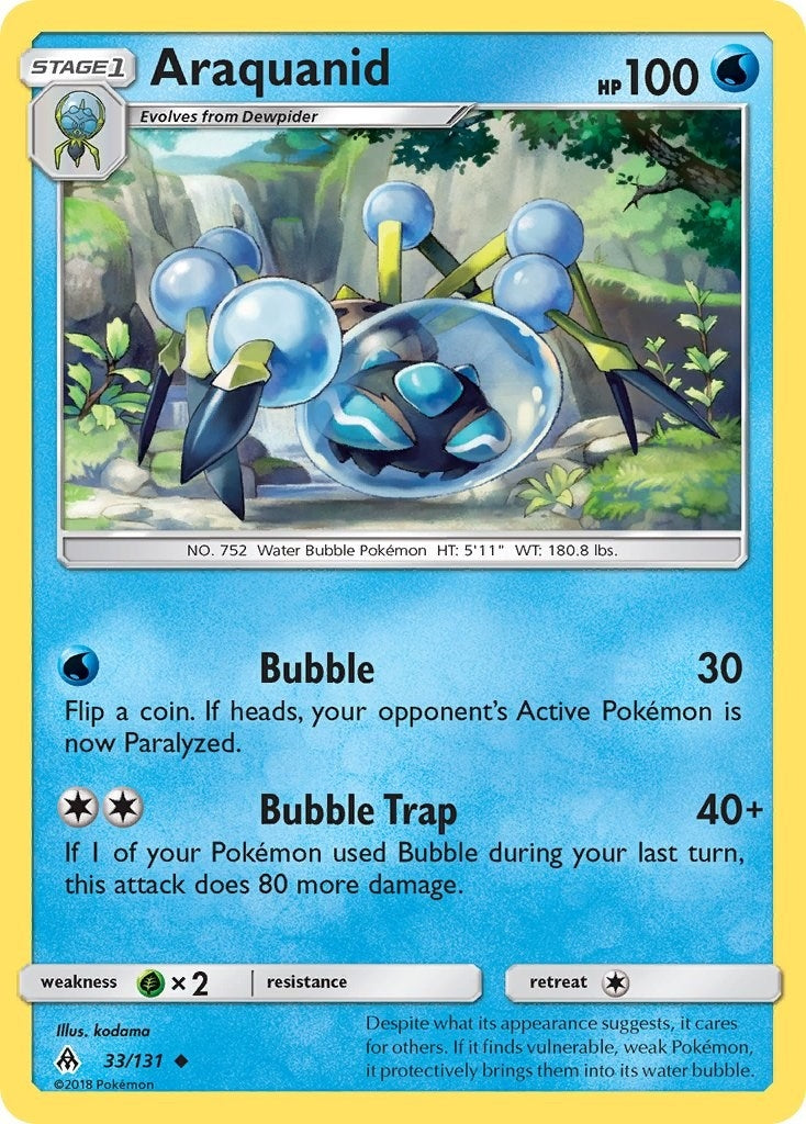 Image for Araquanid (33/131) (SM - Forbidden Light) (SM06) - Pokemon