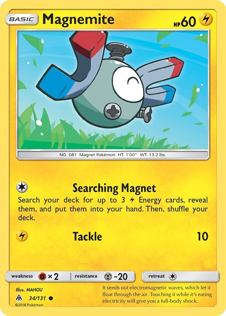 Image for Magnemite (34/131) (SM - Forbidden Light) (SM06) - Pokemon