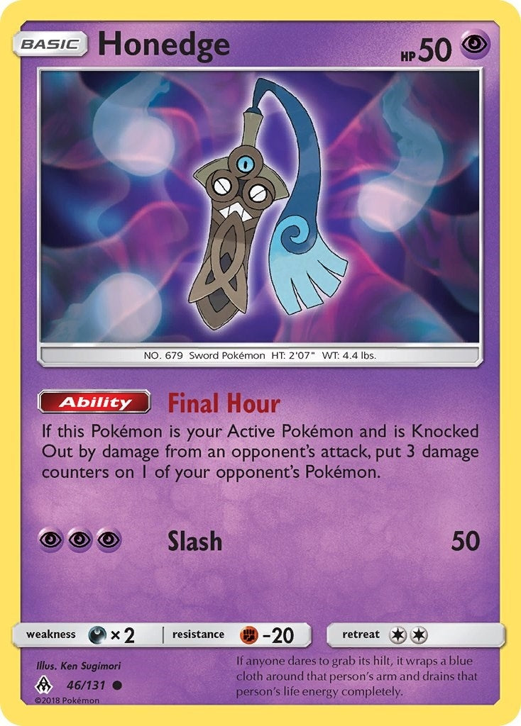 Image for Honedge (46) (46/131) (SM - Forbidden Light) (SM06) - Pokemon
