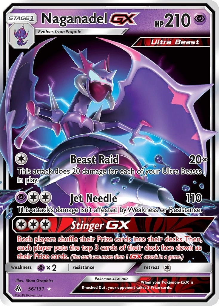 Image for Naganadel GX (56/131) (SM - Forbidden Light) (SM06) - Pokemon