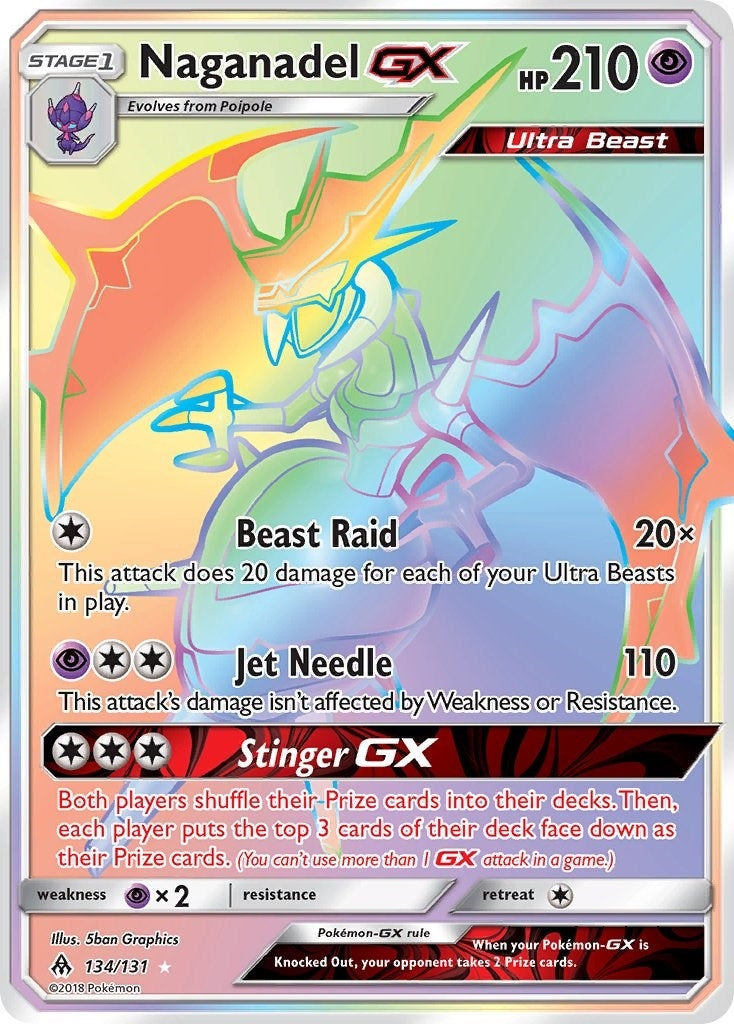 Image for Naganadel GX (Secret) (134/131) (SM - Forbidden Light) (SM06) - Pokemon