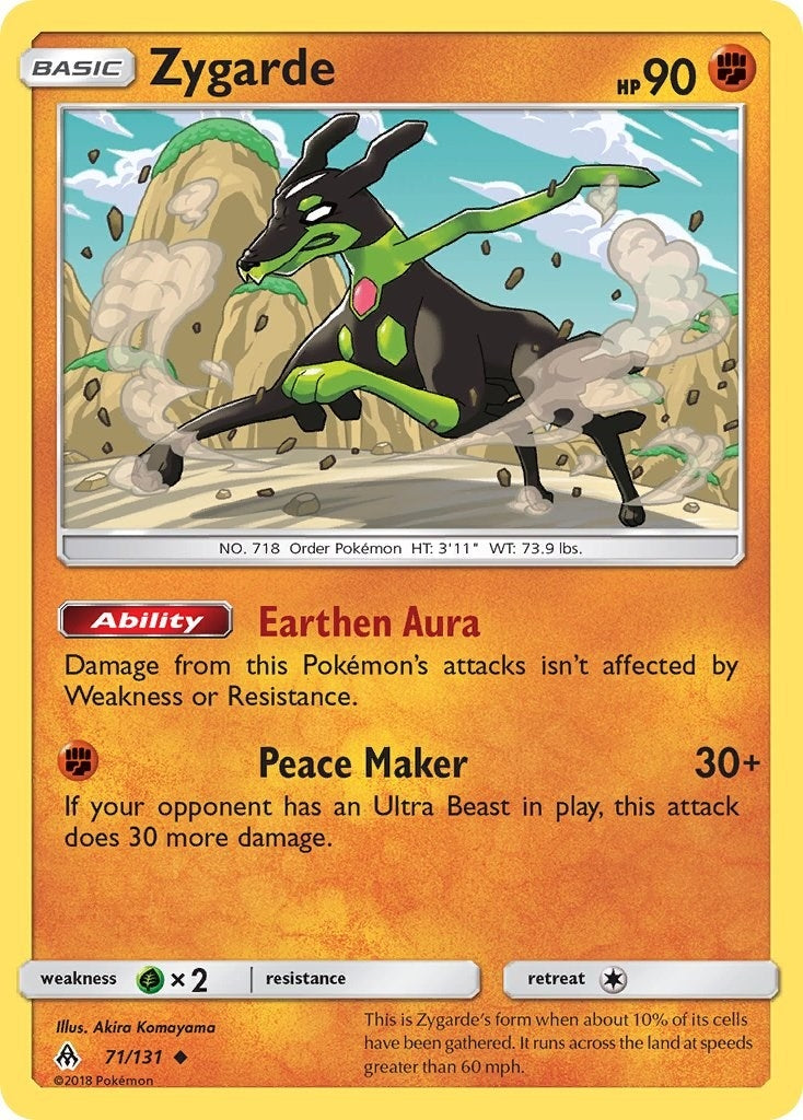 Image for Zygarde (71) (71/131) (SM - Forbidden Light) (SM06) - Pokemon
