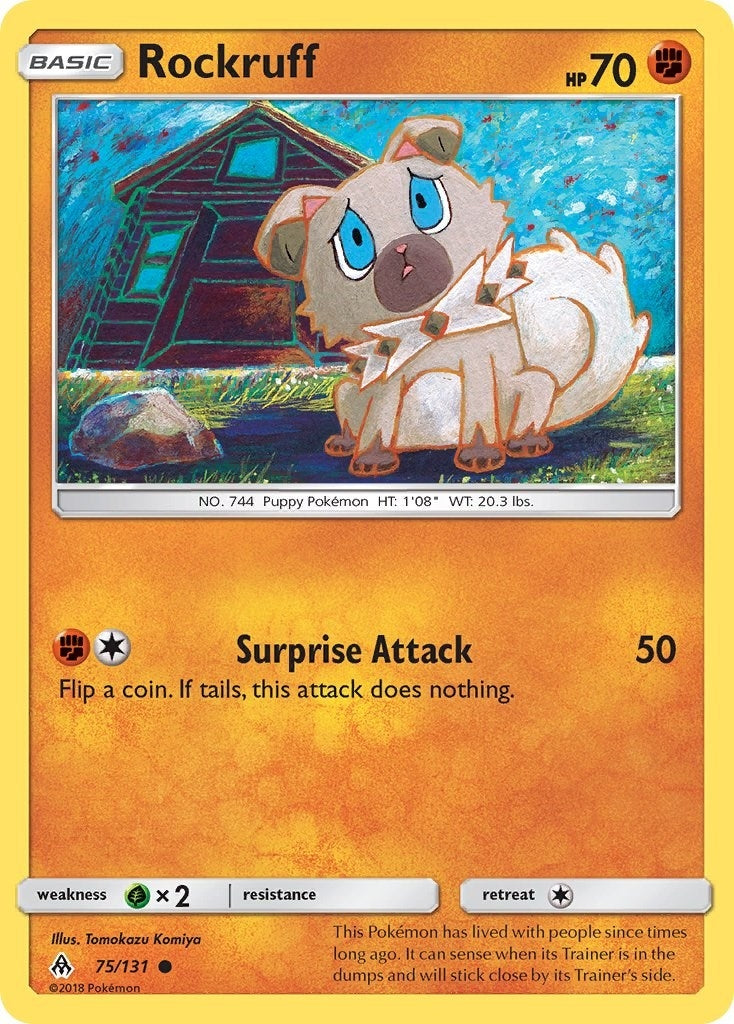 Image for Rockruff (75/131) (SM - Forbidden Light) (SM06) - Pokemon