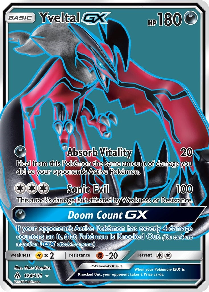 Image for Yveltal GX (Full Art) (124/131) (SM - Forbidden Light) (SM06) - Pokemon