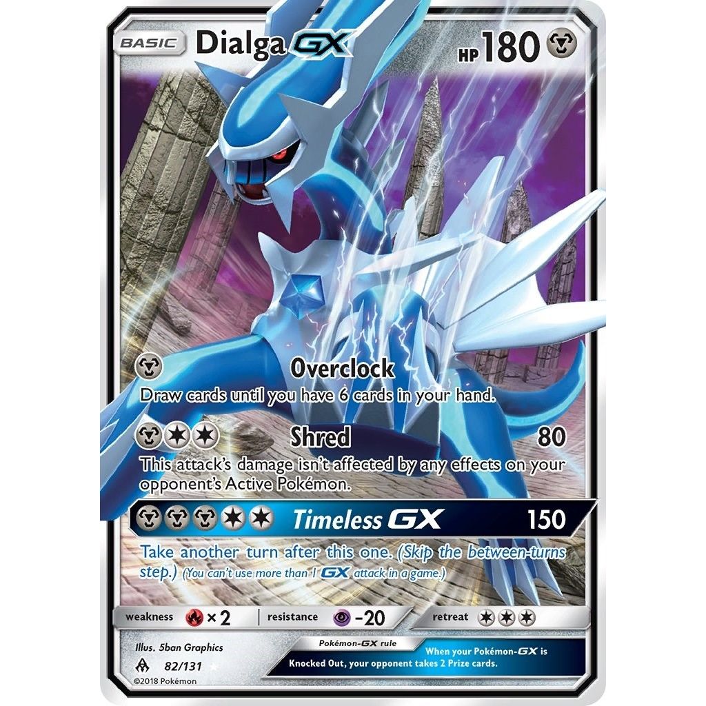 Image for Dialga GX (82/131) (SM - Forbidden Light) - Pokemon