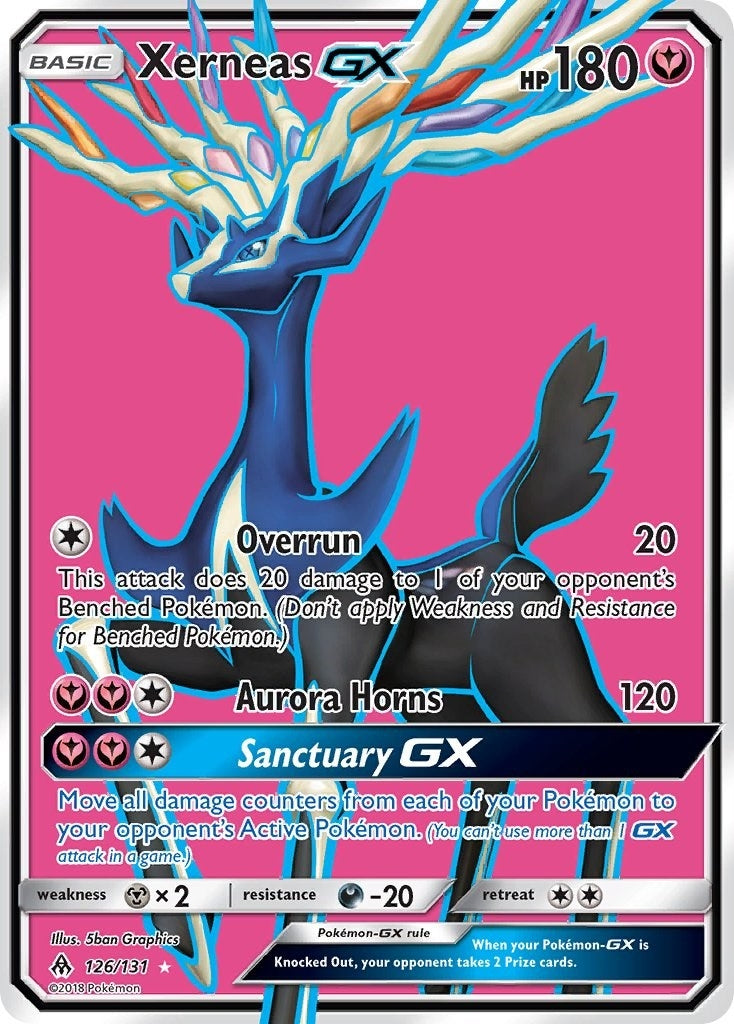 Image for Xerneas GX (Full Art) (126/131) (SM - Forbidden Light) (SM06) - Pokemon