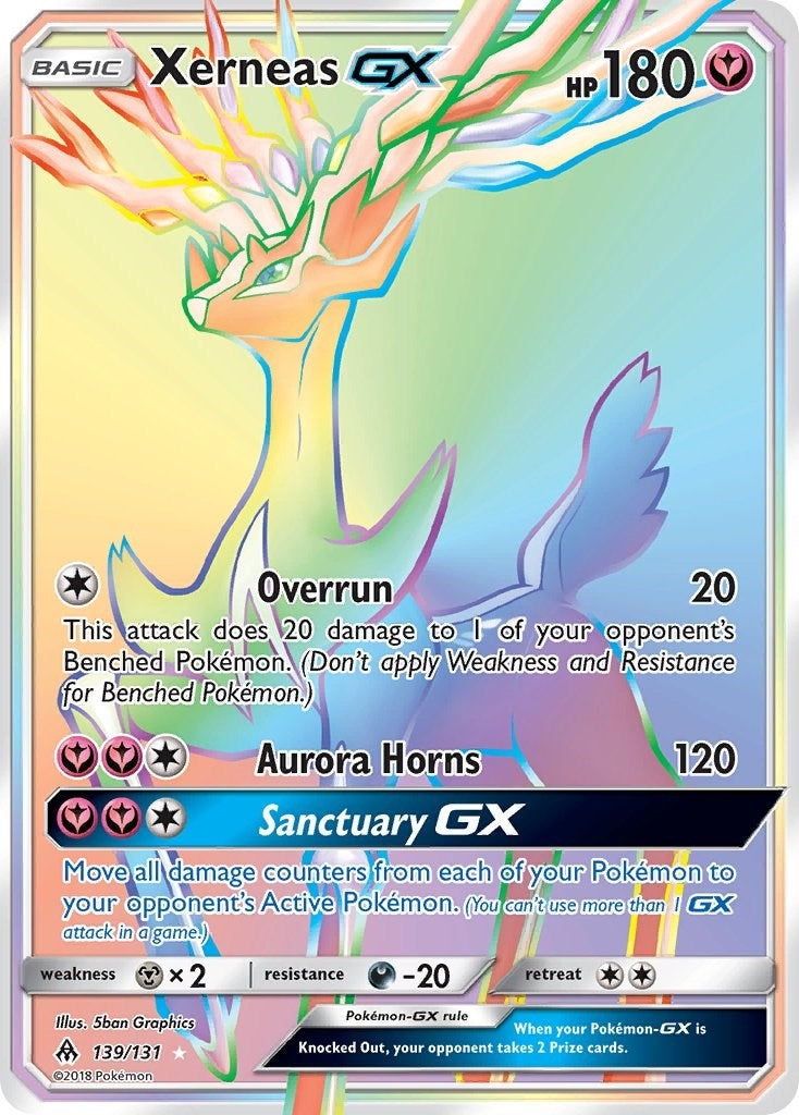Image for Xerneas GX (Secret) (139/131) (SM - Forbidden Light) (SM06) - Pokemon