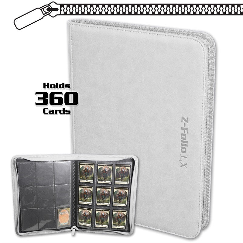 Image for Z-Folio 9-Pocket LX Album - White - Storage Albums