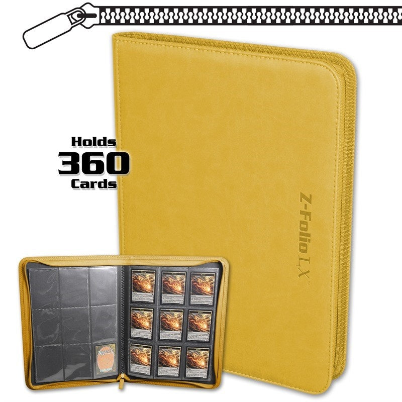 Image for Z-Folio 9-Pocket LX Album - Yellow - Storage Albums