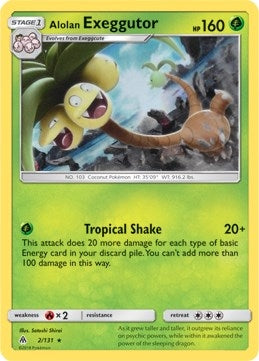 Image for Alolan Exeggutor - 2/131 (SM Forbidden Light) (002/131) (Deck Exclusives) (PR) - Pokemon