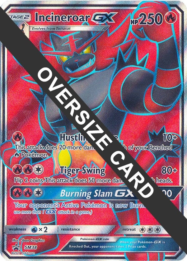 Image for Incineroar GX - SM38 (SM Black Star Promo) (SM38) (Jumbo Cards) (PR) - Pokemon