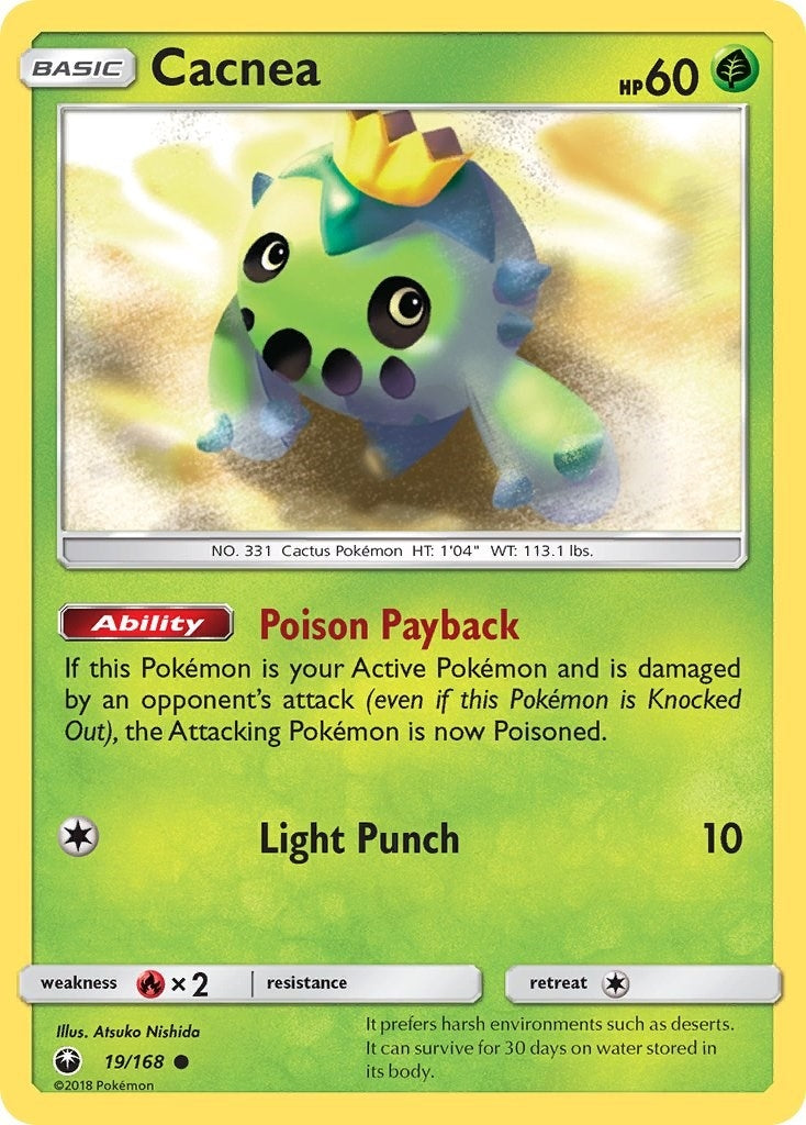 Image for Cacnea (19/168) (SM - Celestial Storm) (CES) - Pokemon