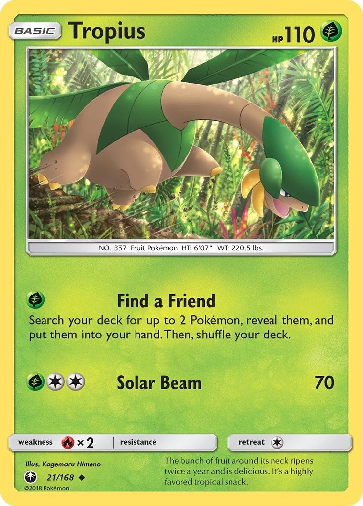 Image for Tropius (21/168) (SM - Celestial Storm) (CES) - Pokemon