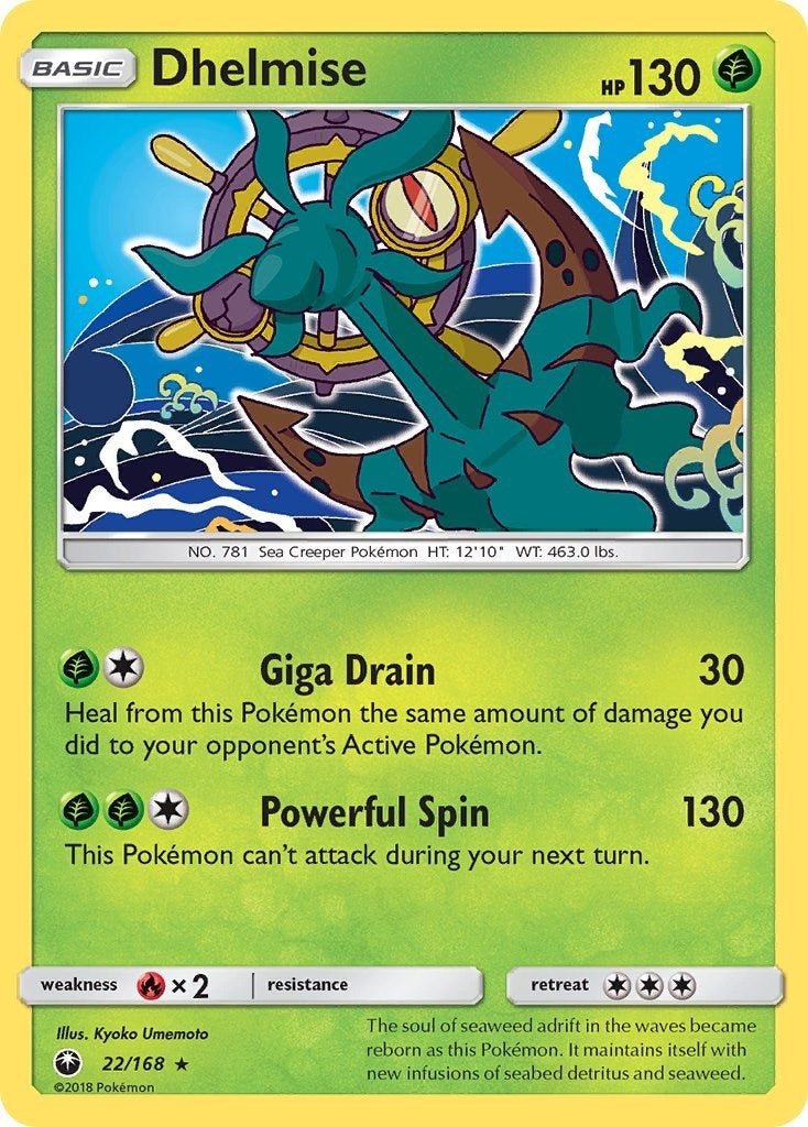 Image for Dhelmise (22/168) (SM - Celestial Storm) (CES) - Pokemon