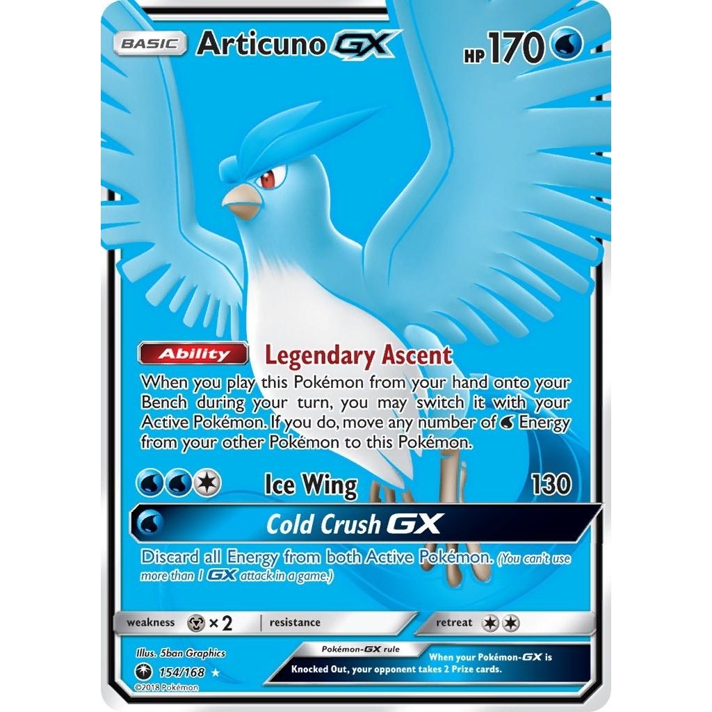 Image for Articuno GX (Full Art) (154/168) (SM - Celestial Storm) - Pokemon