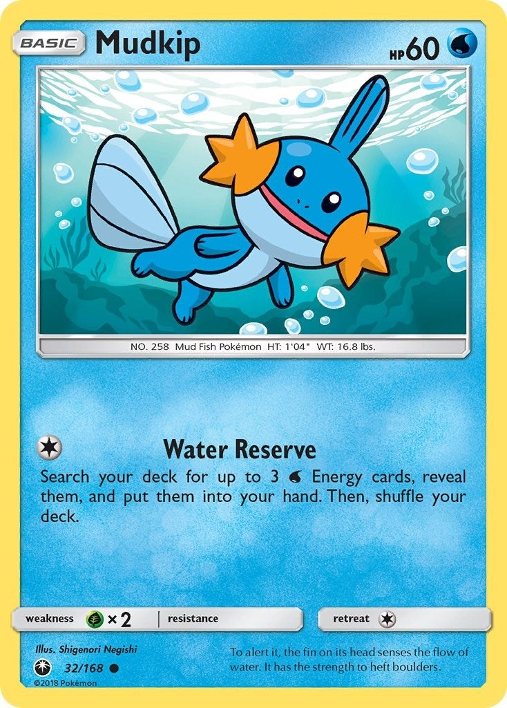 Image for Mudkip (32) (32/168) (SM - Celestial Storm) (CES) - Pokemon