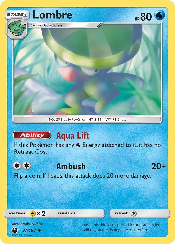 Image for Lombre (37/168) (SM - Celestial Storm) (CES) - Pokemon