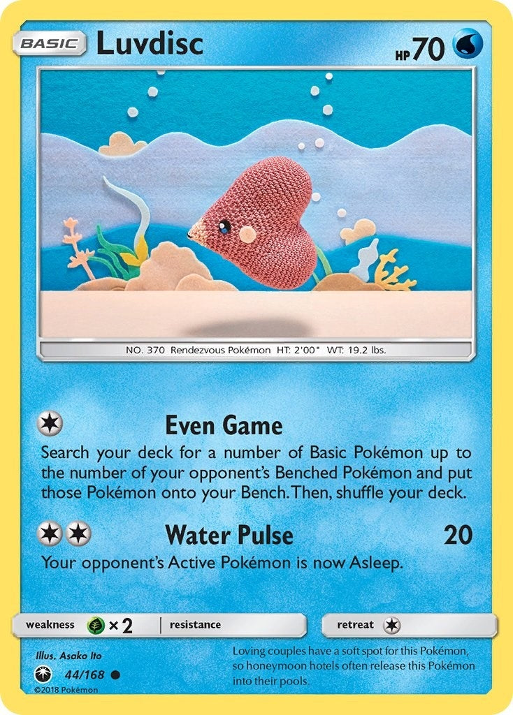 Image for Luvdisc (44/168) (SM - Celestial Storm) (CES) - Pokemon