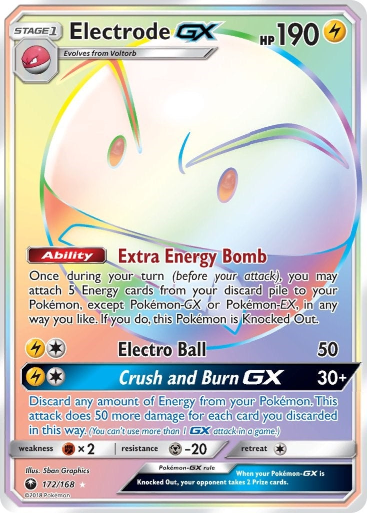 Image for Electrode GX (Secret) (172/168) (SM - Celestial Storm) (CES) - Pokemon