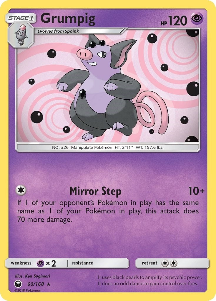Image for Grumpig (60/168) (SM - Celestial Storm) (CES) - Pokemon
