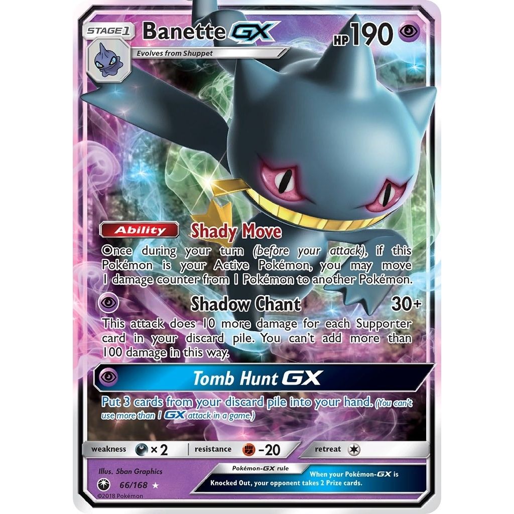 Image for Banette GX (66/168) (SM - Celestial Storm) - Pokemon