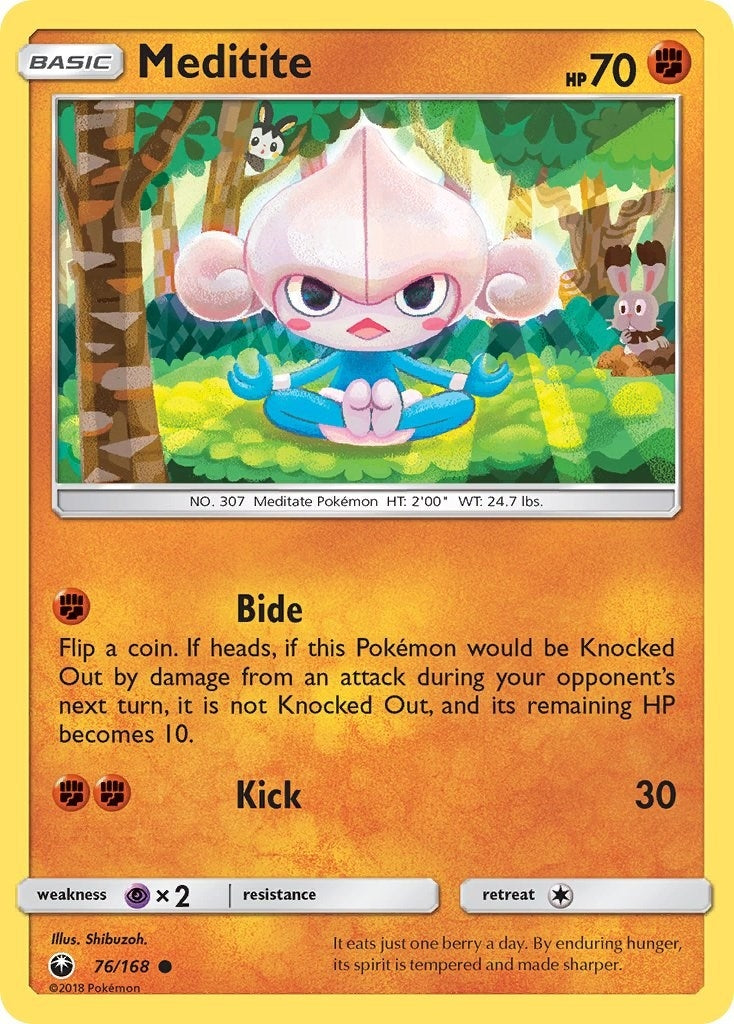 Image for Meditite (76/168) (SM - Celestial Storm) (CES) - Pokemon