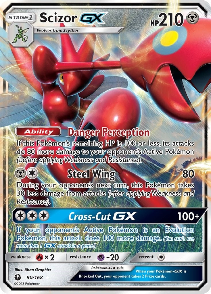 Image for Scizor GX (90/168) (SM - Celestial Storm) (CES) - Pokemon
